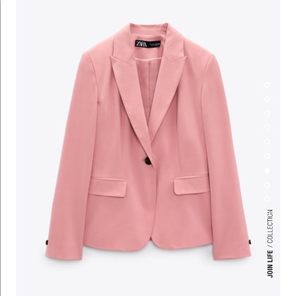 New Zara | Light Pink Blazer - Picture 7 of 16